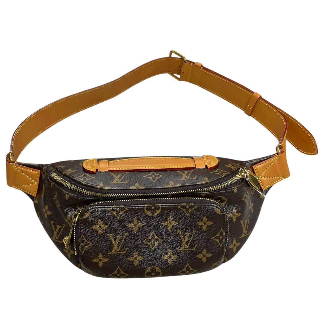LOUIS VUITTON Monogram Bumbag Belt Bag Brown Gold Hardware LO2355