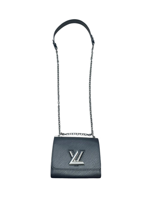 LOUIS VUITTON Epi Twist PM Shoulder Bag Black Silver Hardware LO2363