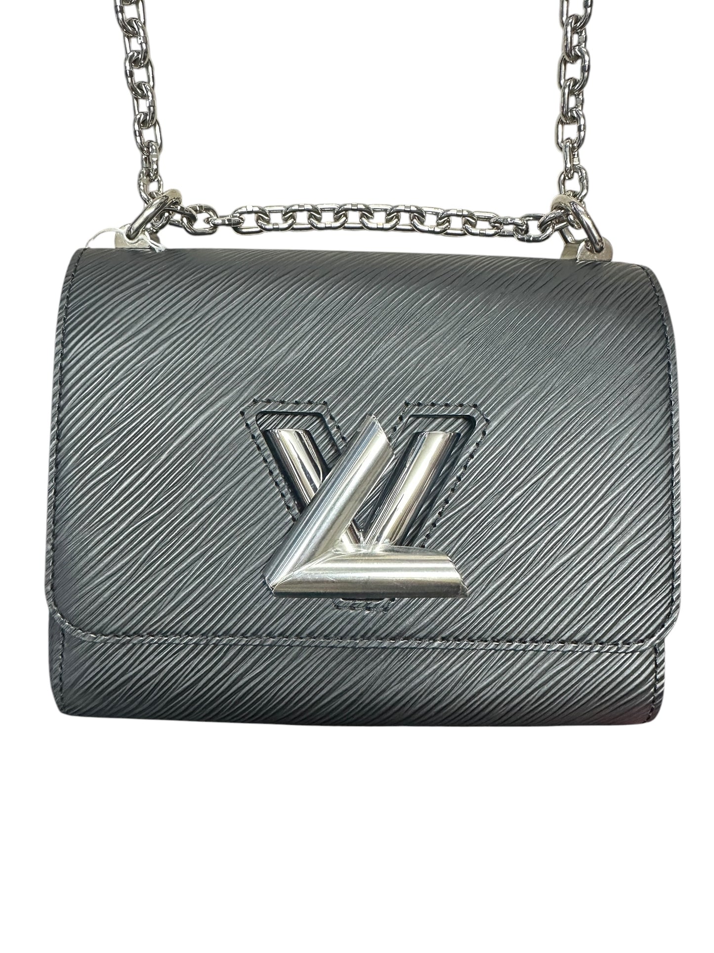 LOUIS VUITTON Epi Twist PM Shoulder Bag Black Silver Hardware LO2363