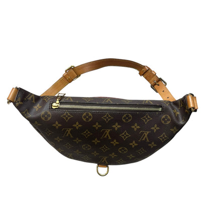 LOUIS VUITTON Monogram Coated Canvas Bumbag Belt Bag Brown Gold Hardware LO2075