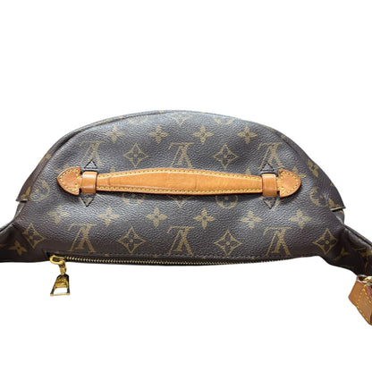 LOUIS VUITTON Monogram Coated Canvas Bumbag Belt Bag Brown Gold Hardware LO2075