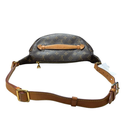 LOUIS VUITTON Monogram Coated Canvas Bumbag Belt Bag Brown Gold Hardware LO2075