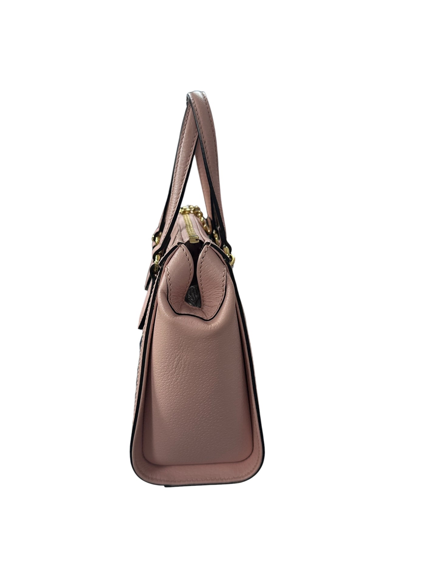 GUCCI GG Denim Ophidia Small Tote Bag Blue Pink Gold Hardware GU611