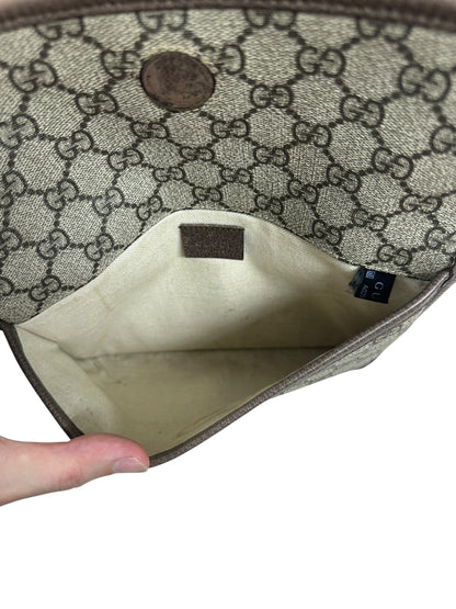 GUCCI GG Supreme Neo Vintage Belt Bag Beige Brown GU612
