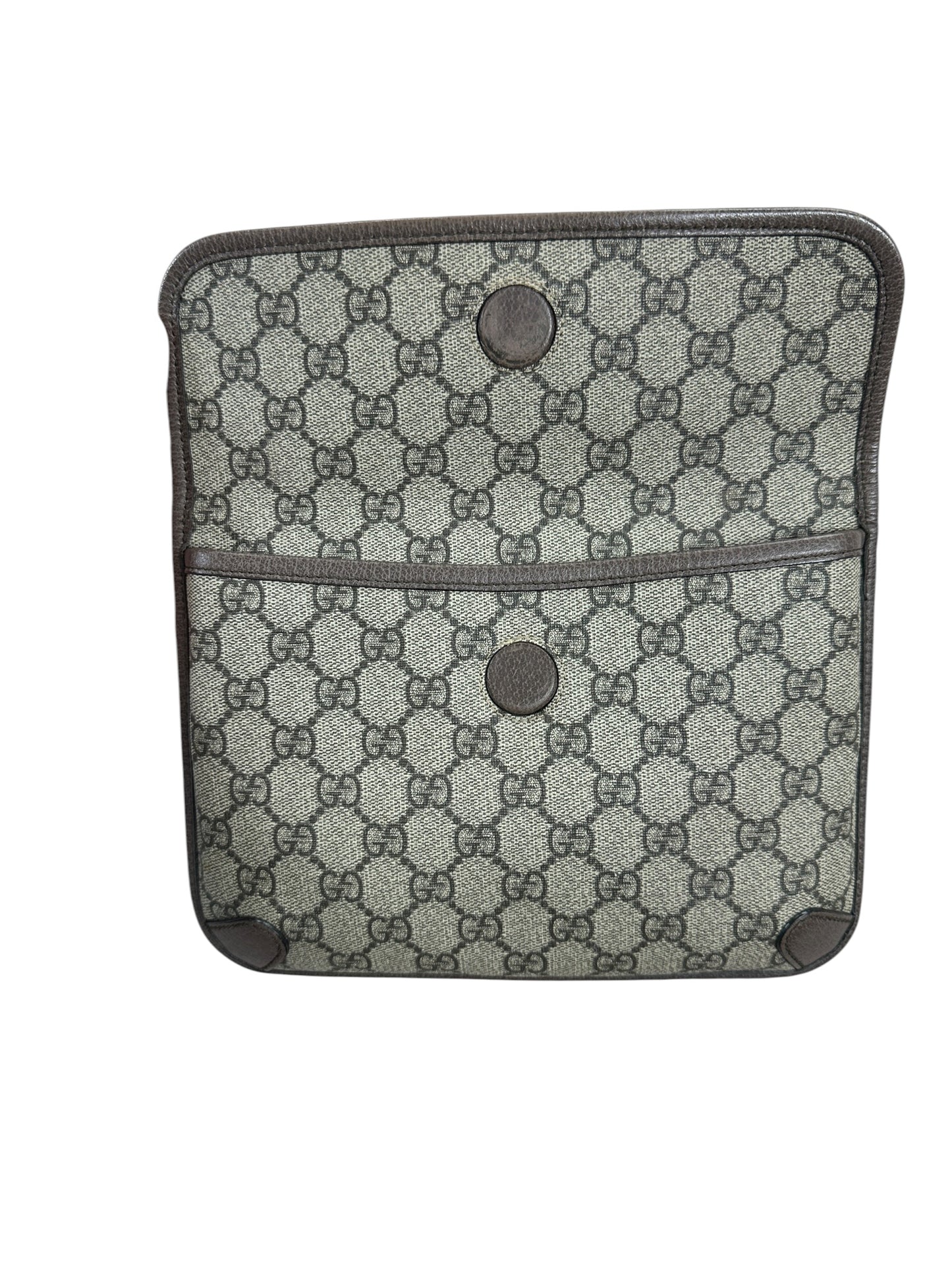 GUCCI GG Supreme Neo Vintage Belt Bag Beige Brown GU612