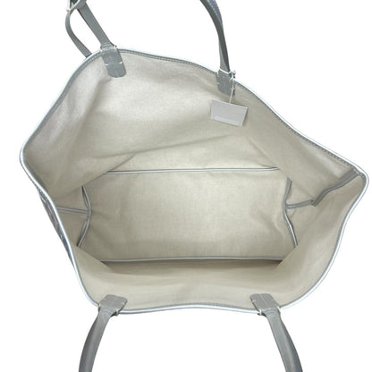GOYARD Goyardine Canvas St. Louis GM Tote Silver Silver Hardware GO19