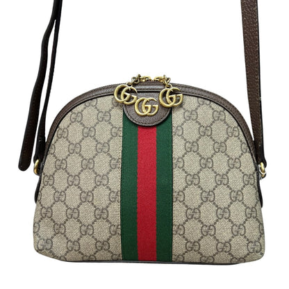 GUCCI GG Supreme Canvas Ophidia GG Small Shoulder Bag Beige, Ebony, Brown, Red, Green, Teal Gold Hardware GU622