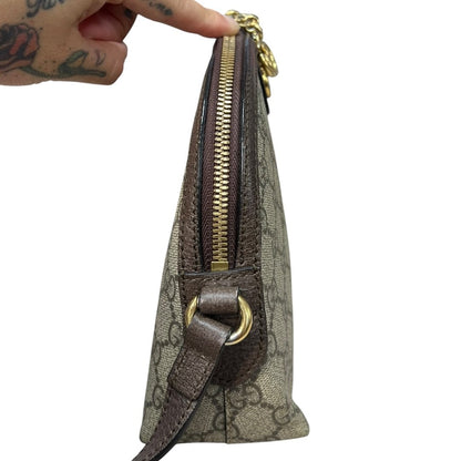 GUCCI GG Supreme Canvas Ophidia GG Small Shoulder Bag Beige, Ebony, Brown, Red, Green, Teal Gold Hardware GU622