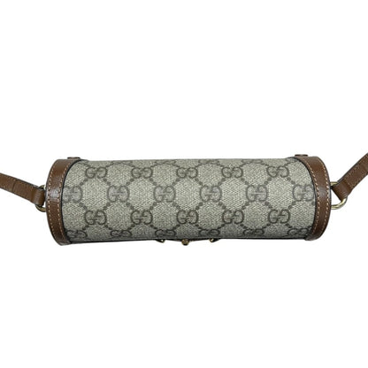 GUCCI GG Supreme Horsebit 1955 Wallet with Chain Shoulder Bag Beige, Ebony, Brown Gold Hardware GU627