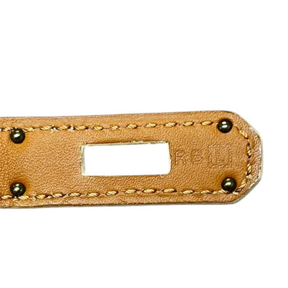 HERMES Epsom Kelly Bracelet White Gold Hardware HE457