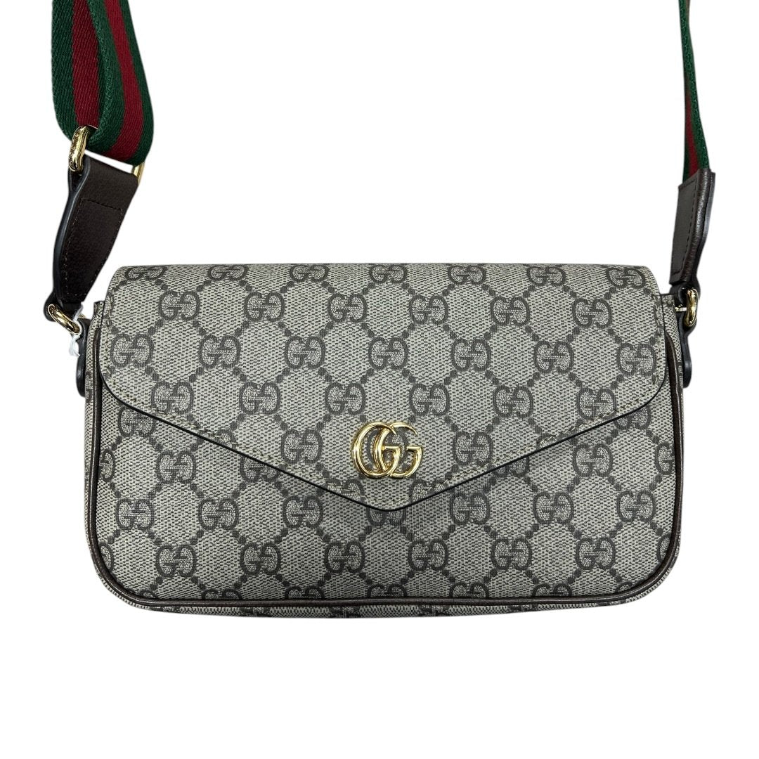 GUCCI GG Supreme Canvas Ophidia Small Shoulder Bag Shoulder Bag Beige, Ebony, Brown, Red, Green Gold Hardware Gu645