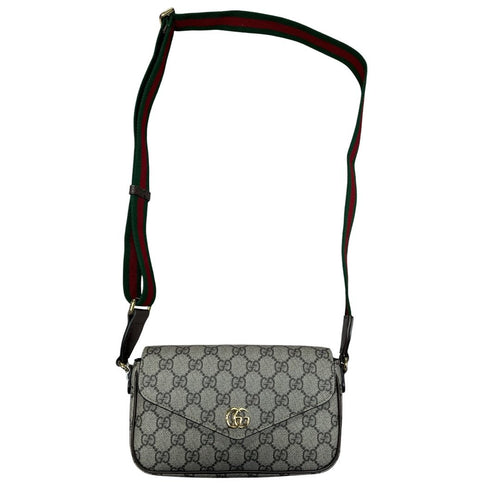 GUCCI GG Supreme Canvas Ophidia Small Shoulder Bag Shoulder Bag Beige, Ebony, Brown, Red, Green Gold Hardware Gu645