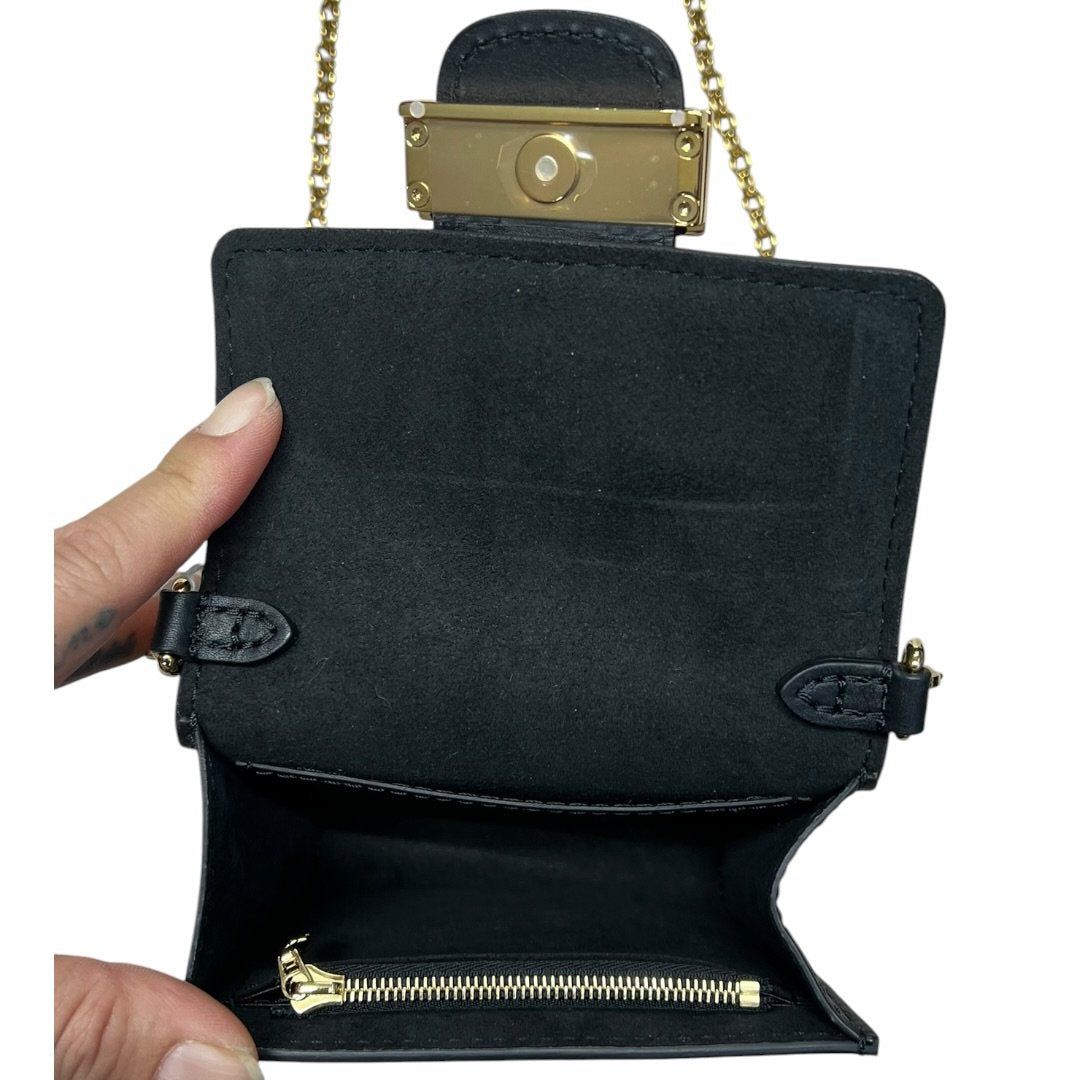 LOUIS VUITTON Monogram Canvas Lockme Mini Pouch 'Wild at Heart' Mini Shoulder Bag / Belt Bag Brown, Black, White, Gold Gold Hardware LO2370