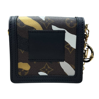 LOUIS VUITTON Monogram Canvas Lockme Mini Pouch 'Wild at Heart' Mini Shoulder Bag / Belt Bag Brown, Black, White, Gold Gold Hardware LO2370