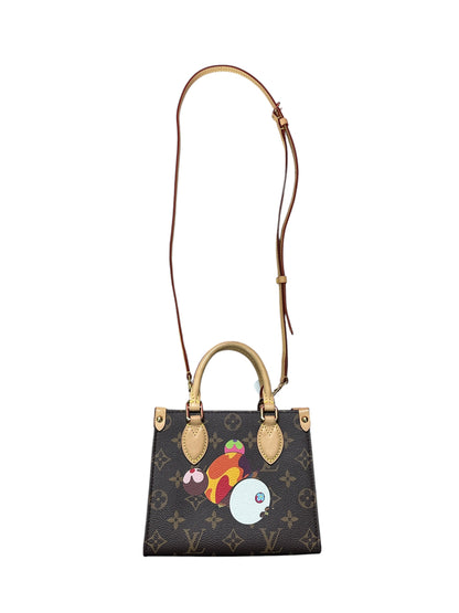 LOUIS VUITTON x Murakami Monogram Nano Onthego Panda Brown Gold Hardware LO2372