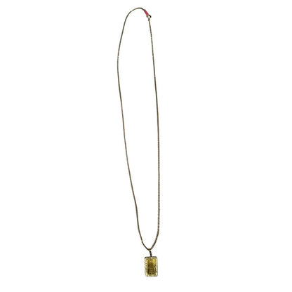 ACCESSORY GENERIC Gold Statue of Liberty 1 oz Gold Bar Pendant Necklace Necklace Gold Gold Hardware Je2