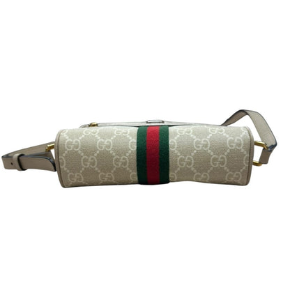 GUCCI GG Supreme Canvas Ophidia GG Small Shoulder Bag Shoulder Bag Beige, Red, Green Gold Hardware Gu675