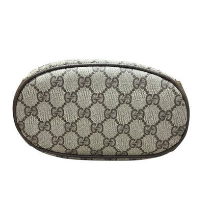 GUCCI GG Supreme Canvas GG Supreme Web Shoulder Bag Shoulder Bag Beige, Brown, Red, Green Gold Hardware GU682