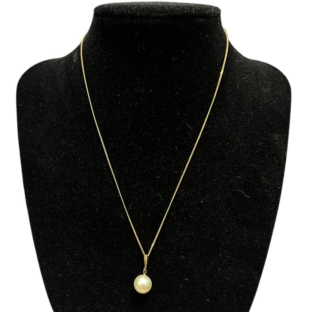 ACCESSORY UNBRANDED Gold-tone, Pearl Necklace Gold, Cream Gold-tone Hardware je20