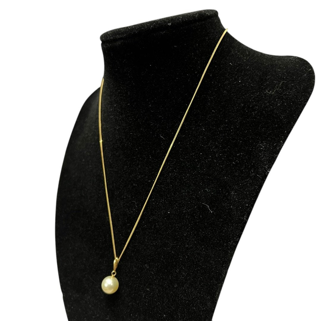 ACCESSORY UNBRANDED Gold-tone, Pearl Necklace Gold, Cream Gold-tone Hardware je20