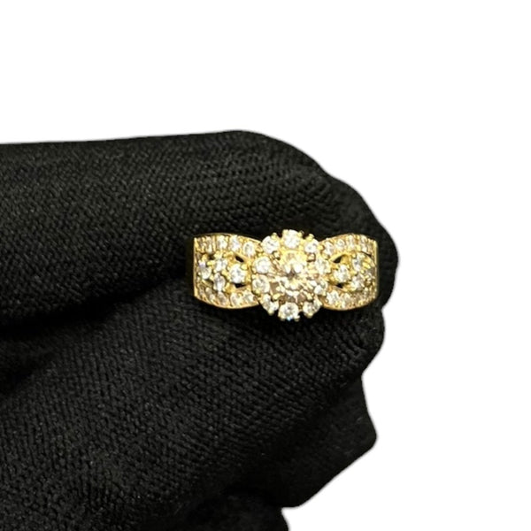 ACCESSORY UNKNOWN Gold, Diamonds UNKNOWN Gold, Brown Diamond, White Diamonds Yellow Gold je15