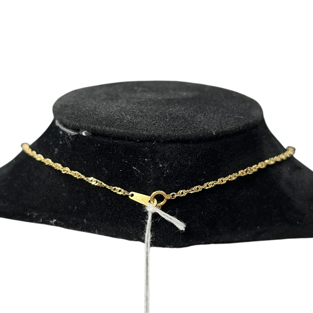 ACCESSORY UNBRANDED Gold, Pearl Necklace Gold, Cream Gold-tone Hardware je19