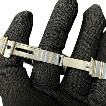 OMEGA Steel & Yellow Gold Constellation Manhattan Silver and Gold (Two-tone) Yellow Gold Hardware OM1