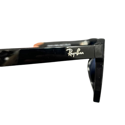 RAY-BAN Acetate RB 4461D Black frame, Dark Blue lenses Silver-tone Hardware Ra8