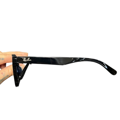 RAY-BAN Acetate RB 4461D Black frame, Dark Blue lenses Silver-tone Hardware Ra8