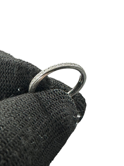 UNBRANDED Accessory Pt900 Pave Diamond Eternity Ring 2.5g je59