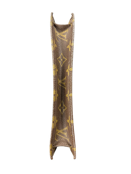 LOUIS VUITTON Monogram Pochette Rabat Clutch Bag Brown Gold Hardware LO2376