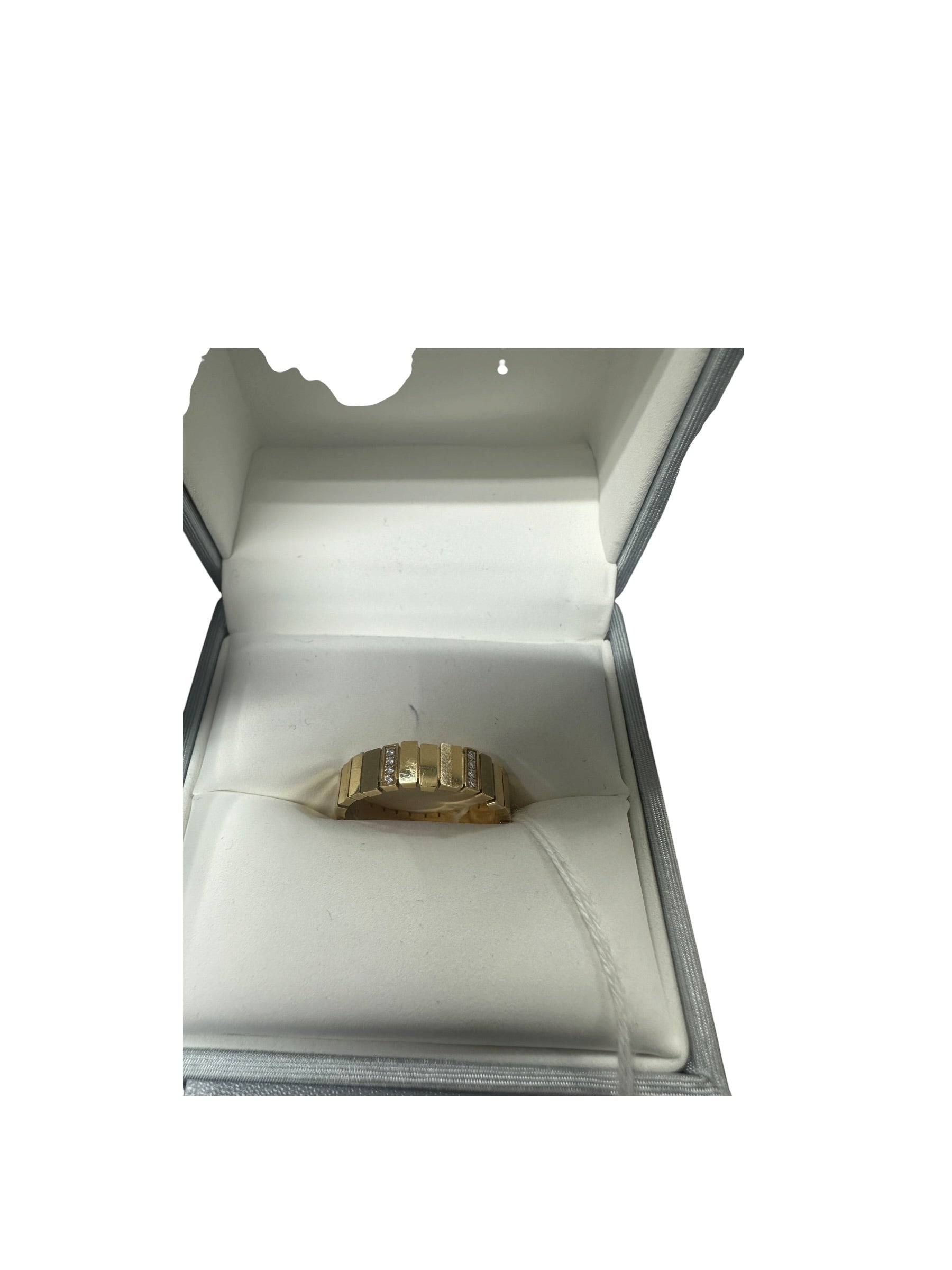 最終出品　Dior 18kゴールド ダイヤモンド付きリング Christian Dior 18K Yellow Gold Diamond Band Ring Gold je61 – T-Family