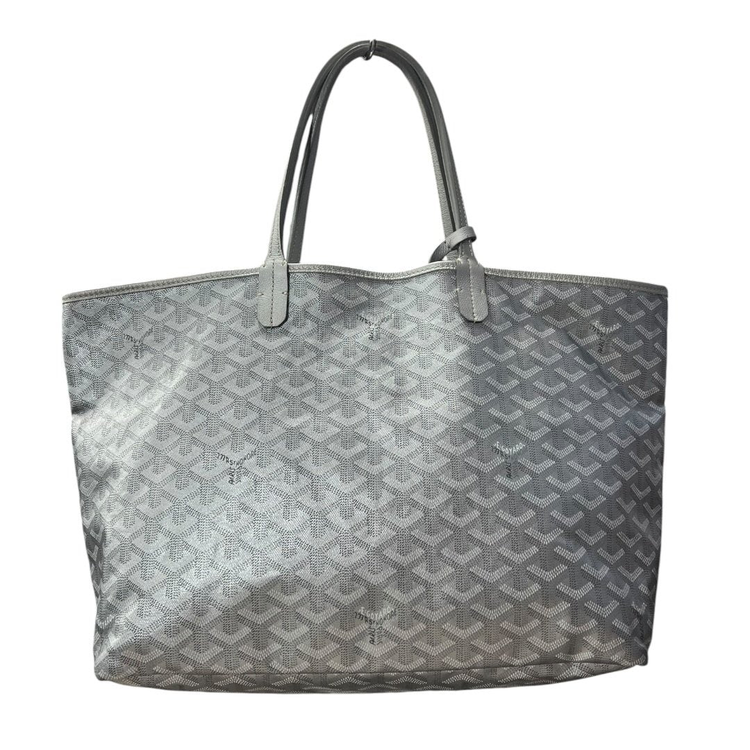 GOYARD Goyardine Canvas Saint Louis GM Tote Grey, Multi-color (monogram) N/A GO32