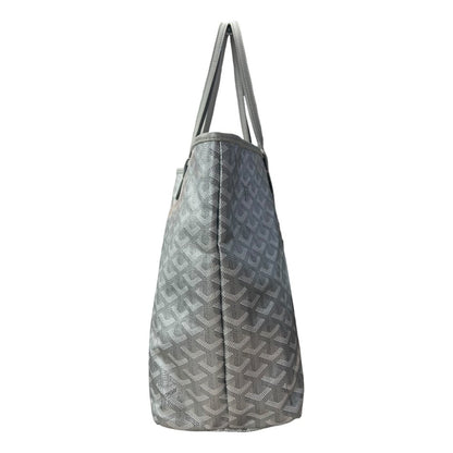 GOYARD Goyardine Canvas Saint Louis GM Tote Grey, Multi-color (monogram) N/A GO32