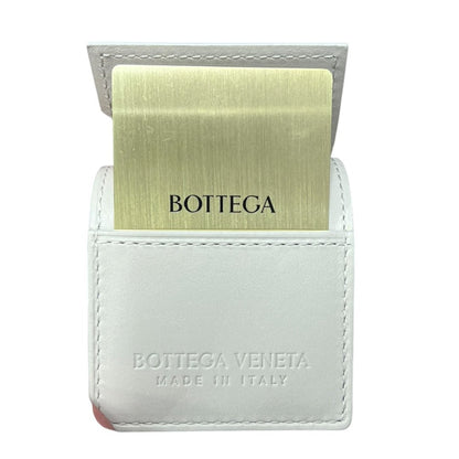 BOTTEGA VENETA Lambskin Padded Cassette Shoulder Bag Lavender Silver Hardware BO32