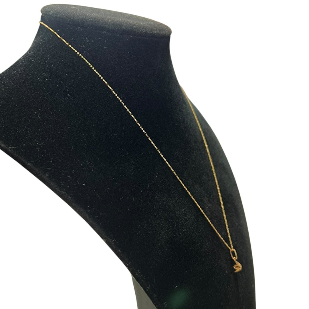 UNBRANDED Accessory 18K Yellow Gold necklace Gold, Multicolor Yellow Gold-tone Hardware je65