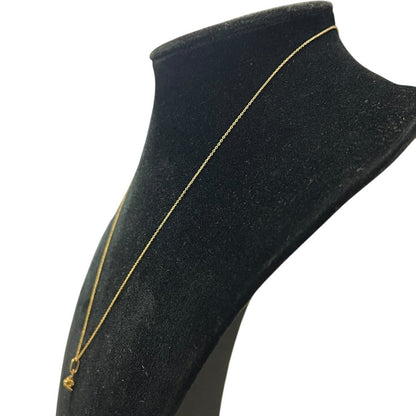 UNBRANDED Accessory 18K Yellow Gold necklace Gold, Multicolor Yellow Gold-tone Hardware je65
