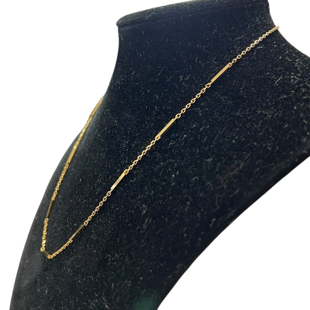 UNBRANDED Accessory 18K Gold necklace Gold Gold Hardware je63