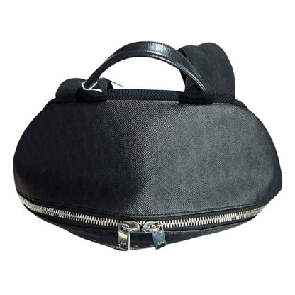 DIOR Oblique Technical Fabric Backpack Backpack Black Silver Hardware Ch2228