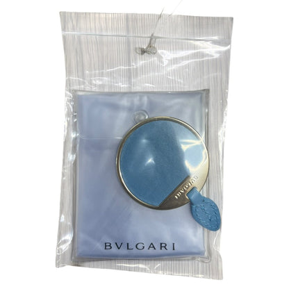 BVLGARI Calfskin Serpenti Forever Top Handle Bag Shoulder Bag Sky Blue Gold-tone Hardware BV65