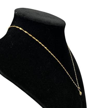 UNBRANDED Accessory 18K Gold Necklace Gold, White Gold Hardware je69
