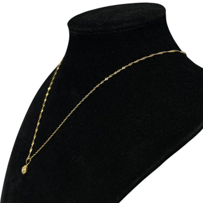 UNBRANDED Accessory 18K Gold Necklace Gold, White Gold Hardware je69