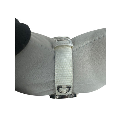 GUCCI Leather U-Play Watch White Silver Hardware NJ105