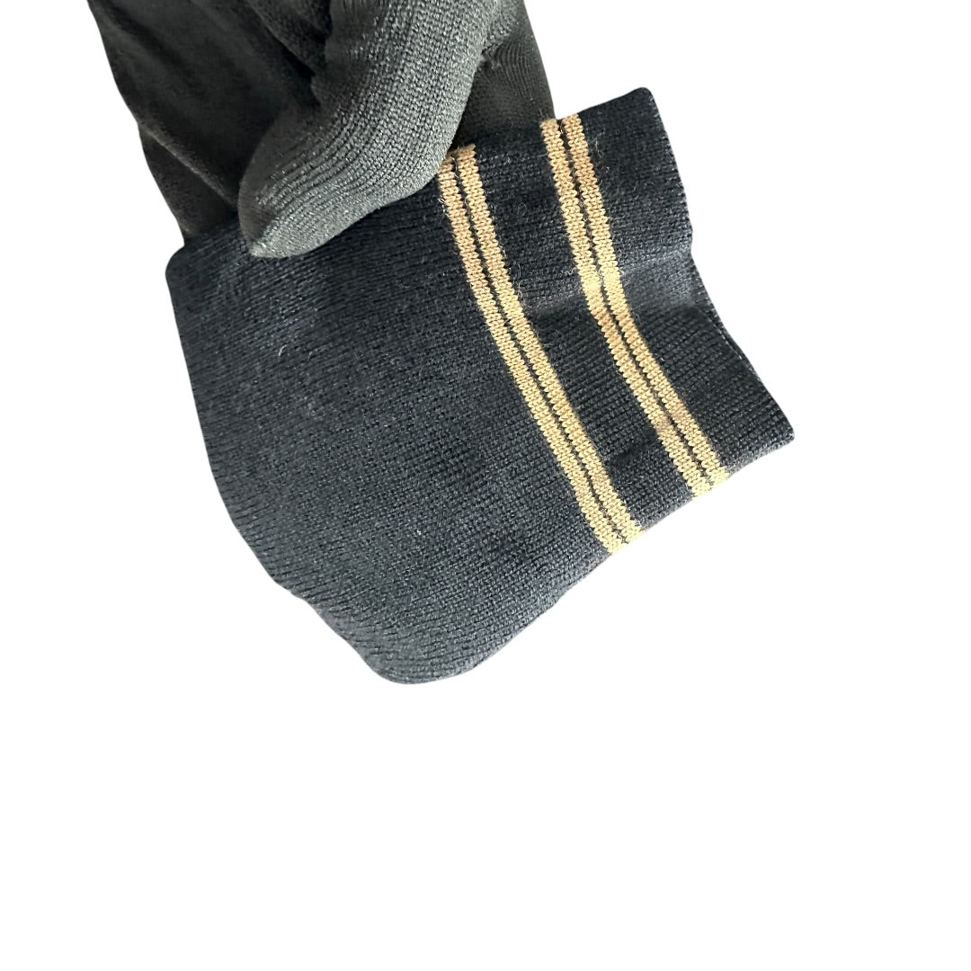 FENDI Zucca Knit Cardigan Black Beige NJ103