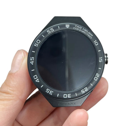 TAG HEUER Titanium/Steel Connected Modular 45 & Carrera Calibre 5 Set Silver, Black Silver Hardware NJ134