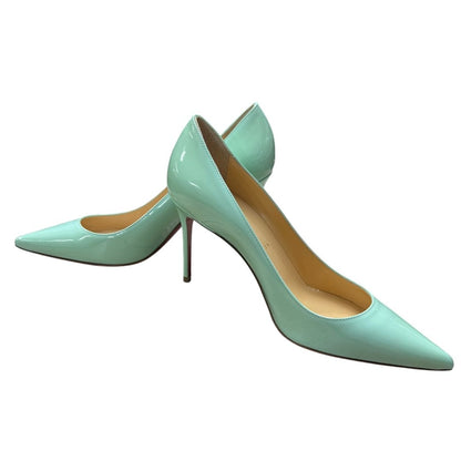 CHRISTIAN LOUBOUTIN Patent Kate Mint Green NJ139