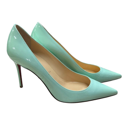 CHRISTIAN LOUBOUTIN Patent Kate Mint Green NJ139