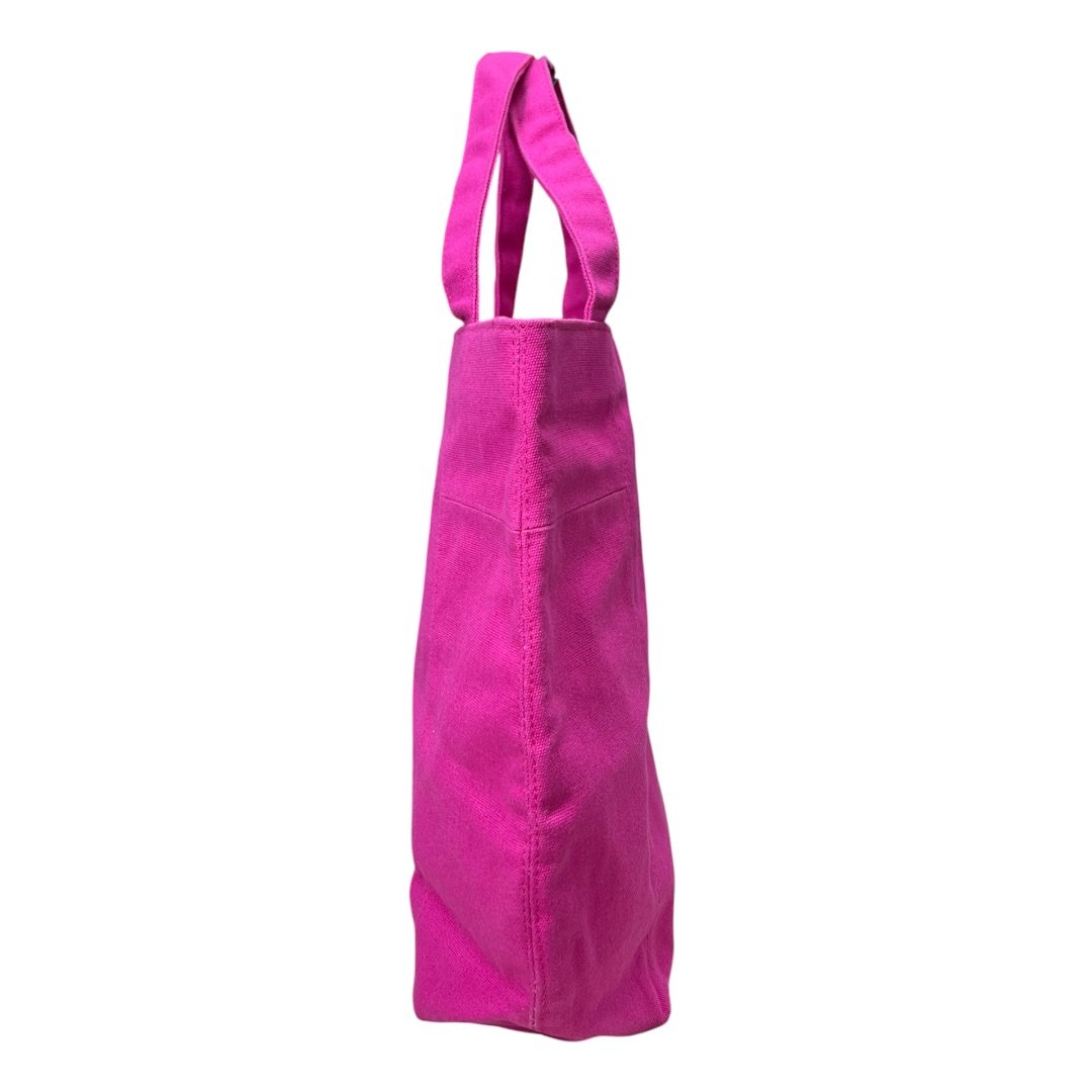 SAINT LAURENT Canvas Beaute Tote Tote Bag Pink/Orange NJ143