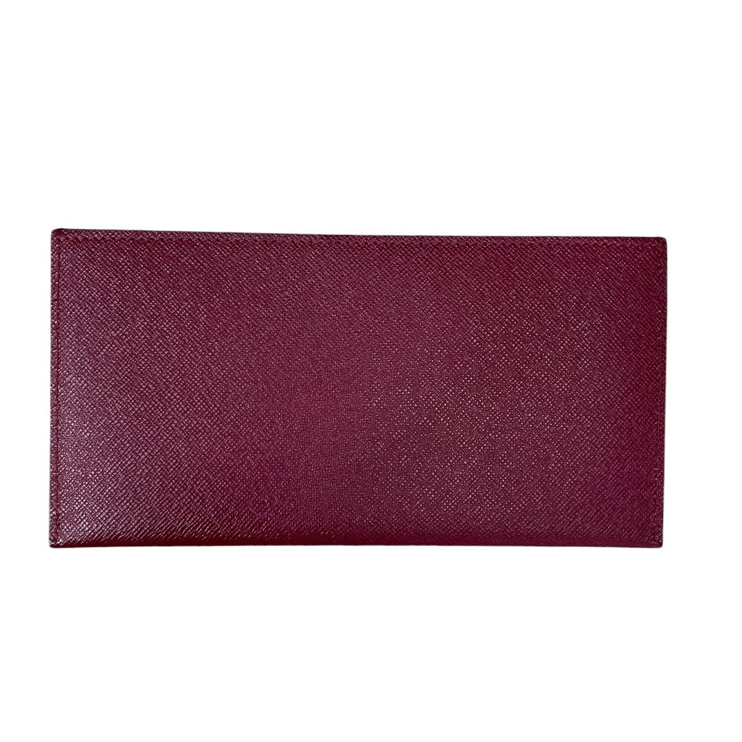 LOUIS VUITTON Monogram Canvas Felicie Pochette Wallet on Chain Brown and Maroon Gold Hardware NJ130