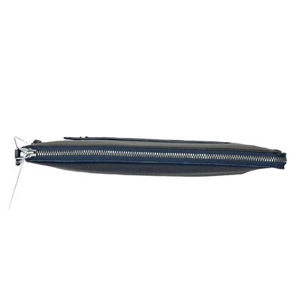 BVLGARI Grain Leather Bvlgari Bvlgari Man Clutch Bag Clutch Bag Navy Blue, Black Silver Hardware NJ150